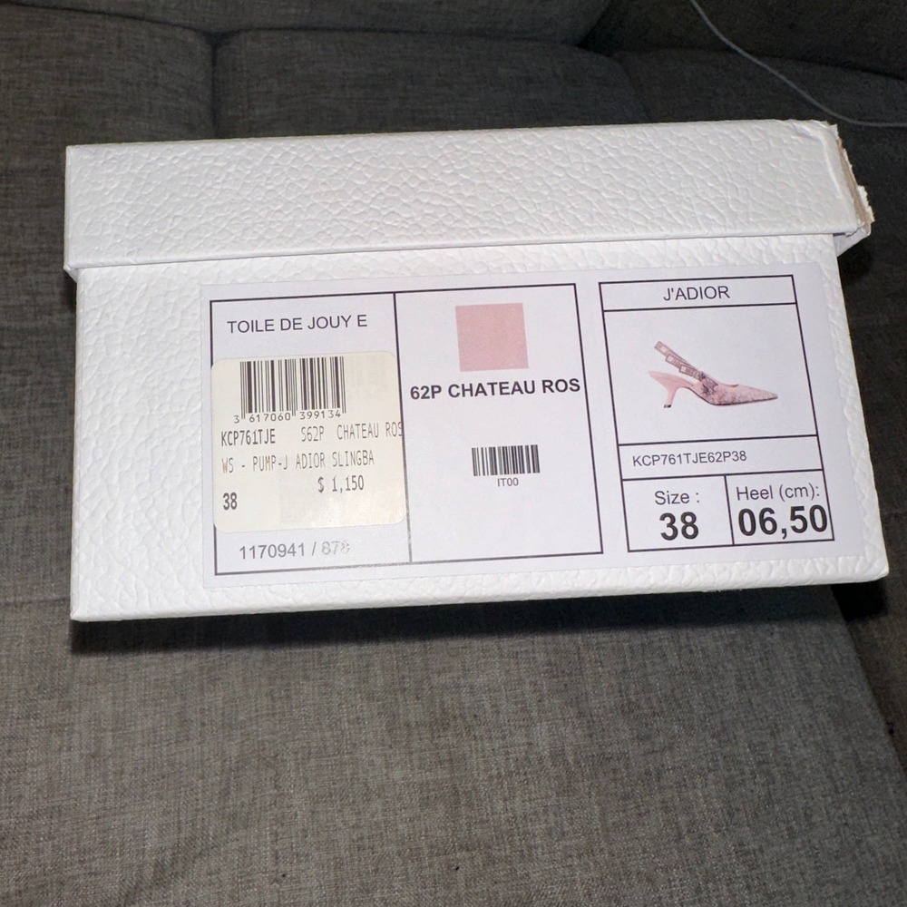 DIOR Empty Shoe BoxWhite Box Authentic Packaging  Display Storage‎ - Picture 7 of 9
